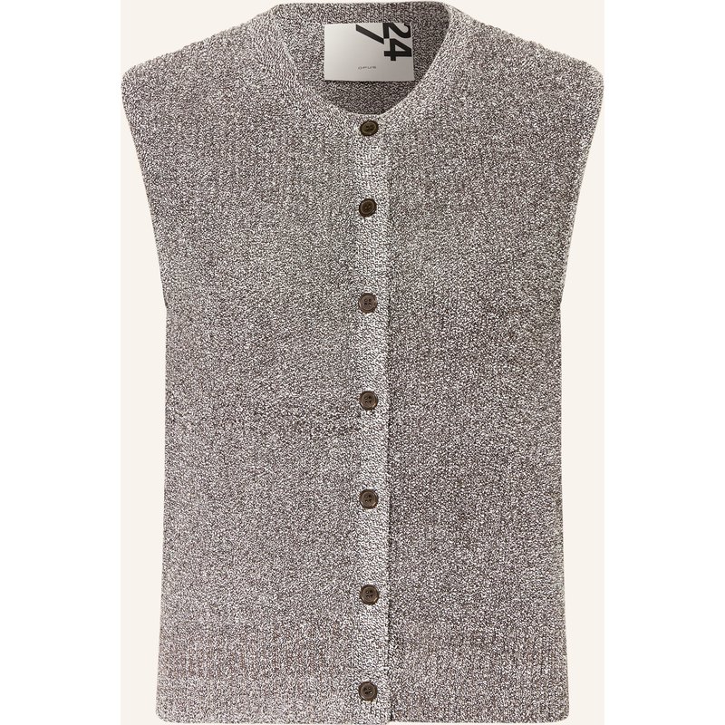 Opus Strickweste Dippa braun