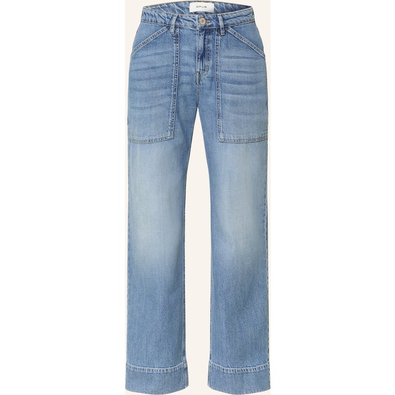 Opus Wide Leg Jeans Miva Comfy blau