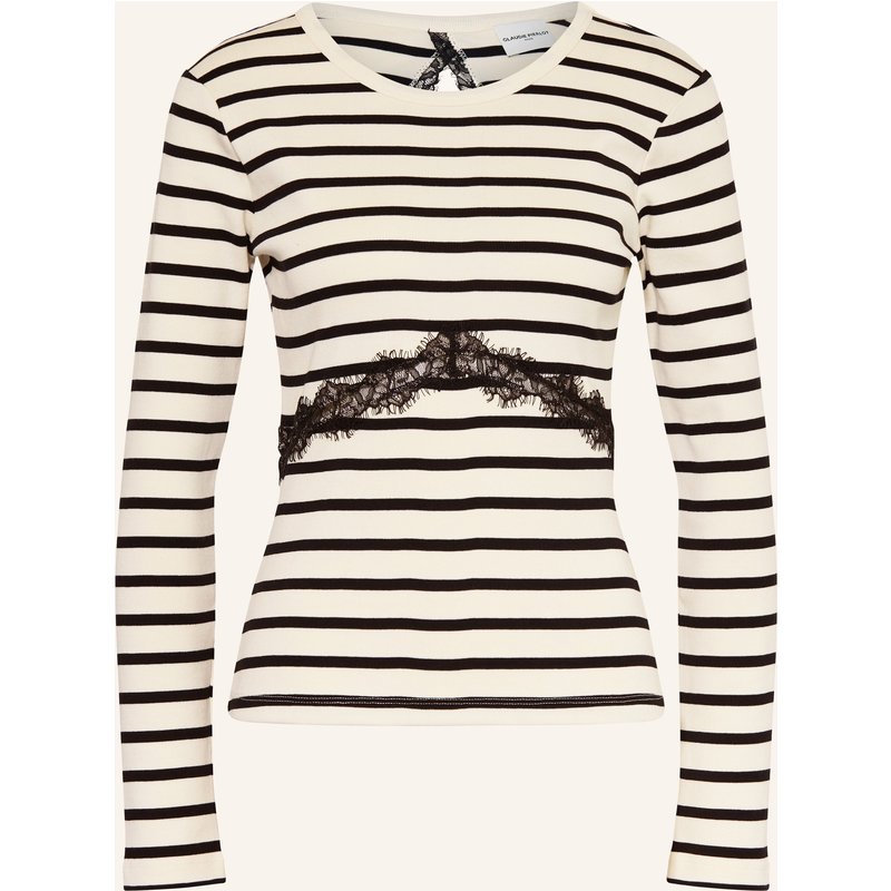 Claudie Pierlot Longsleeve Mit Spitze Und Cut-Out weiss