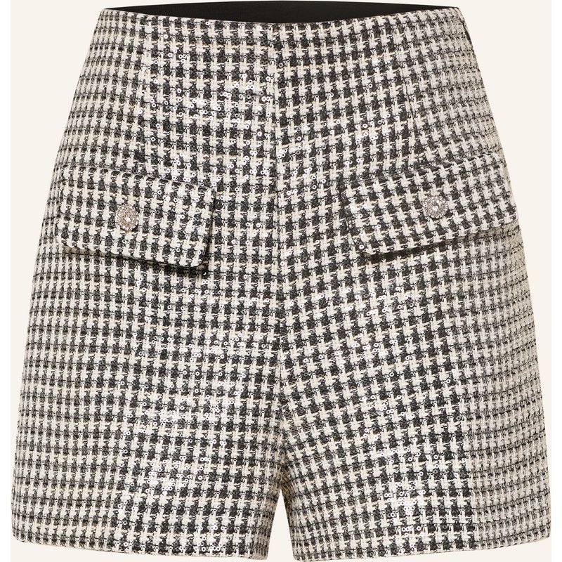 Sandro Shorts Mit Pailletten Und Schmucksteinen schwarz