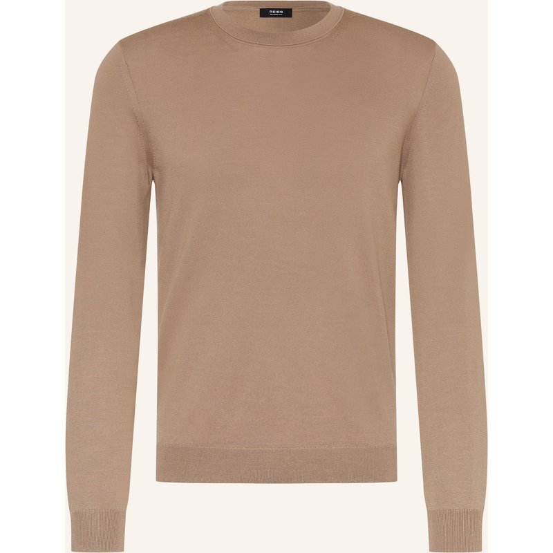 Reiss Pullover Wessex Aus Merinowolle braun
