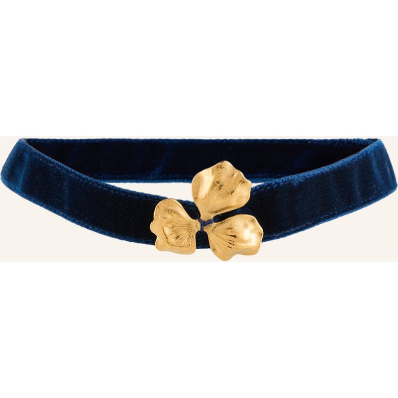 Seenberg Samt-Choker blau