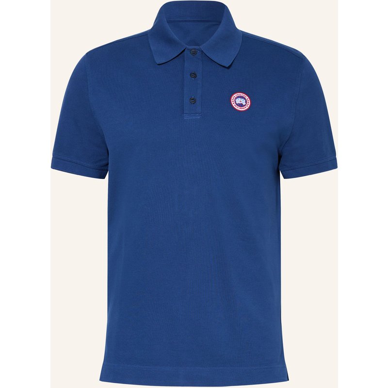Canada Goose Piqué-Poloshirt Beckley blau