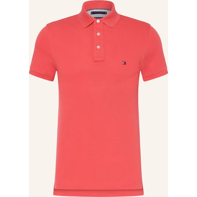 Tommy Hilfiger Piqué-Poloshirt Slim Fit rot