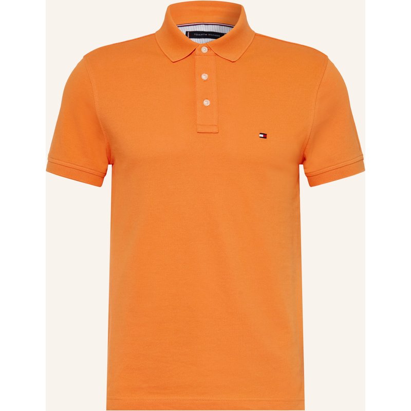 Tommy Hilfiger Piqué-Poloshirt Slim Fit orange