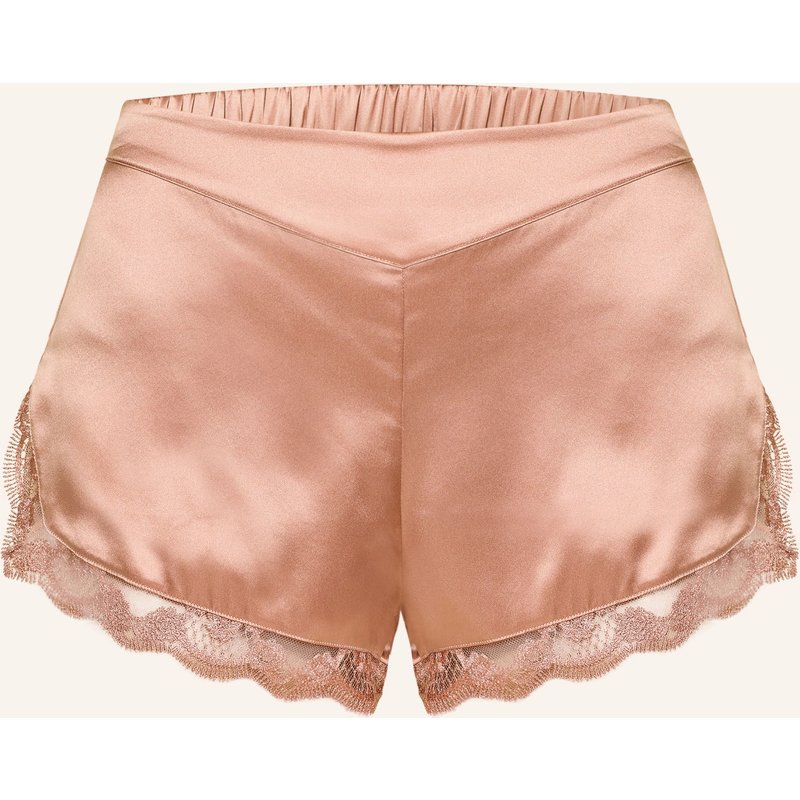 Simone Pérèle Schlafshorts Love Me Aus Seide rosa