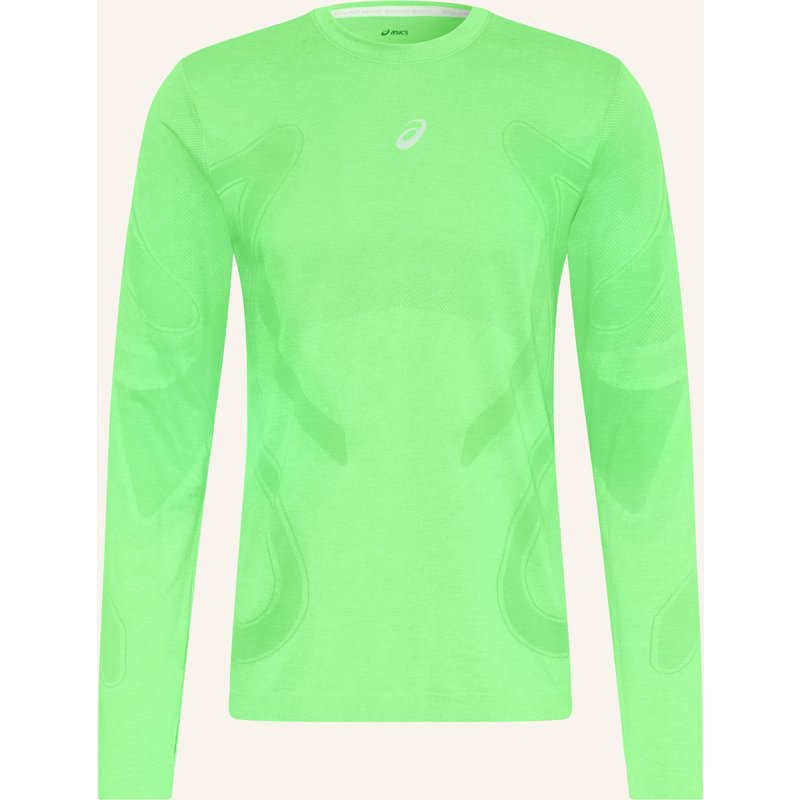 Asics Laufshirt Road Seamless Ls gruen