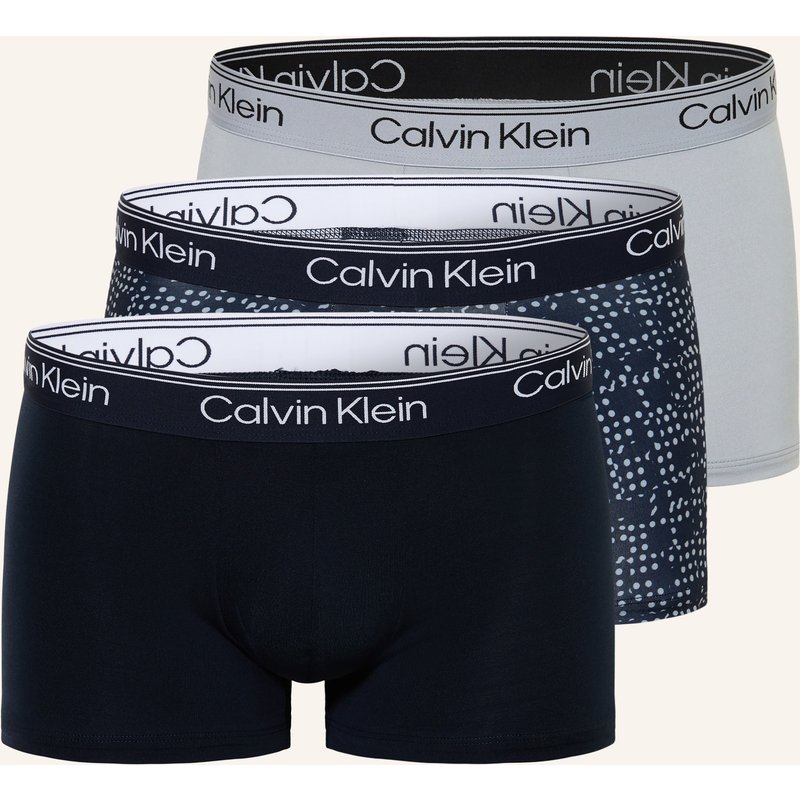 Calvin Klein 3er-Pack Boxershorts Microfiber Stretch grau