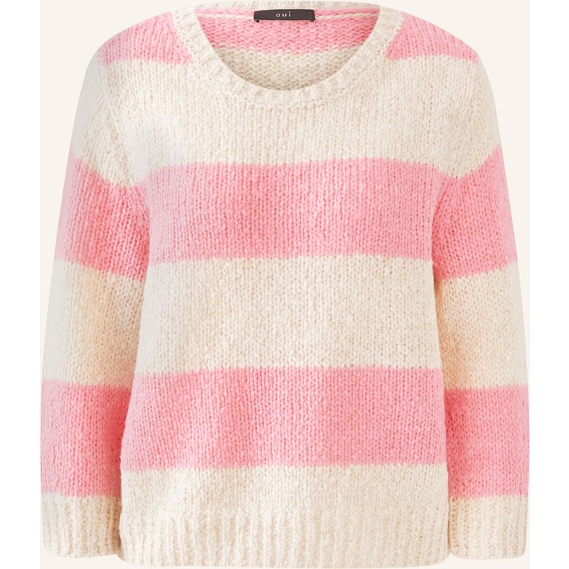 Oui Pullover Mit 3/4-Arm rosa