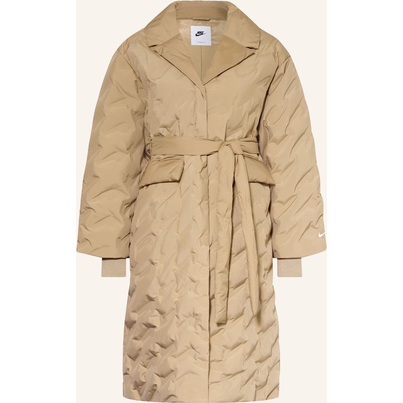 Nike Oversized-Daunenmantel Sportswear Swoosh beige
