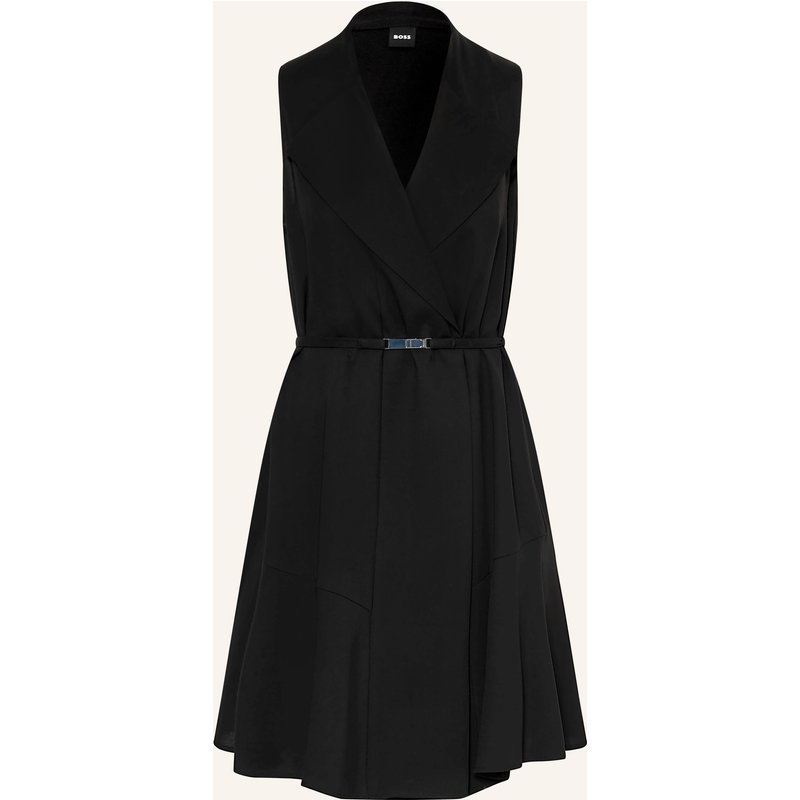 Boss Kleid Dimosa In Wickeloptik schwarz