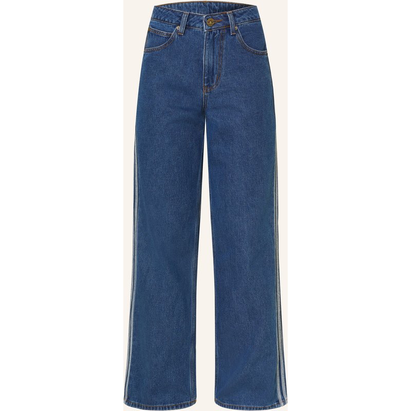 Adidas Originals Straight Jeans Firebird Denim blau