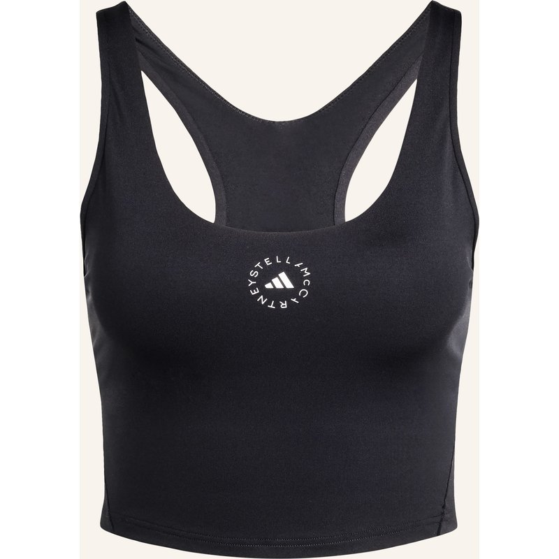 Adidas By Stella Mccartney Cropped-Top Asmc schwarz
