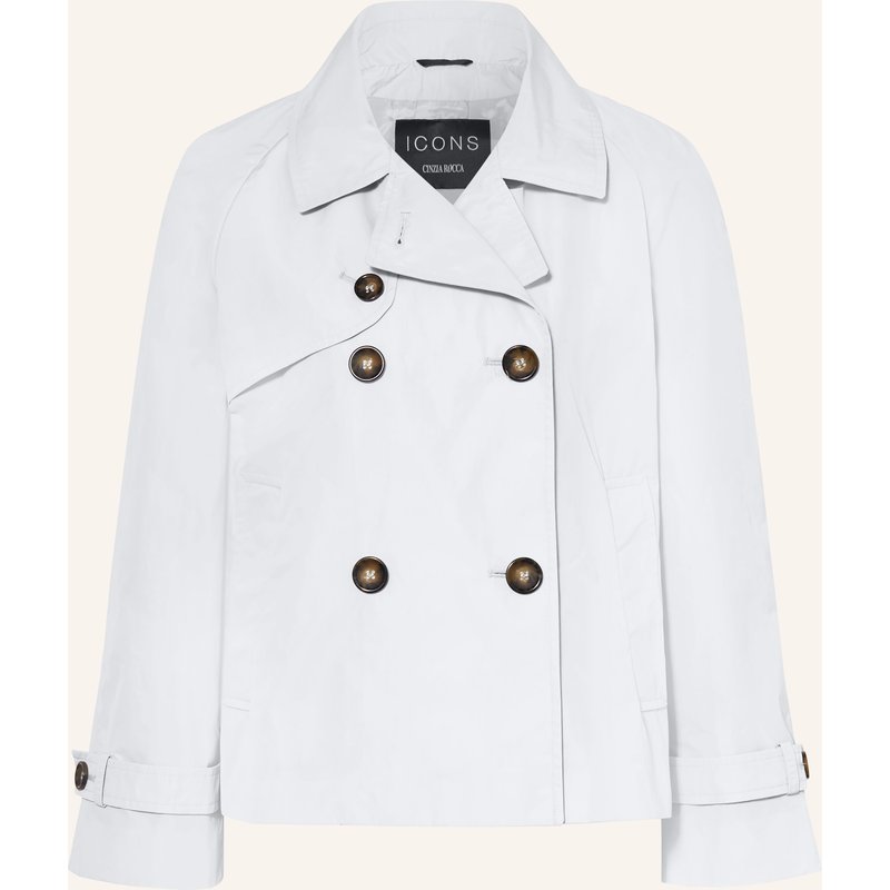 Icons Cinzia Rocca Trench-Jacke blau