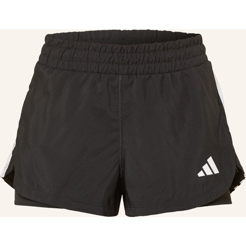 Adidas 2-In-1-Laufshorts Pacer schwarz