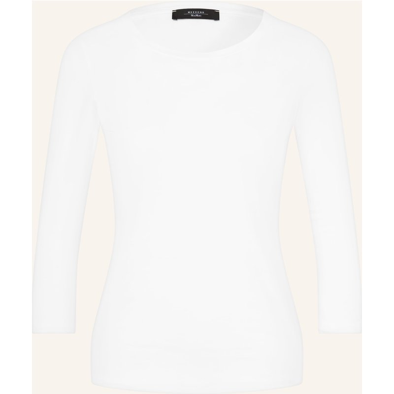 Weekend Max Mara Shirt Multia Mit 3/4-Arm weiss