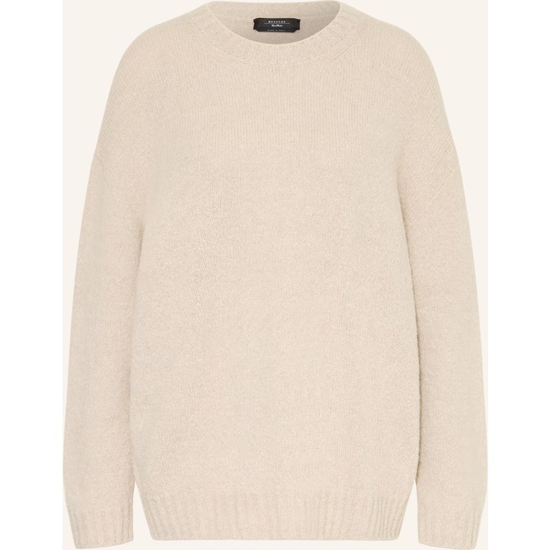 Weekend Max Mara Pullover Pesco Mit Alpaka beige