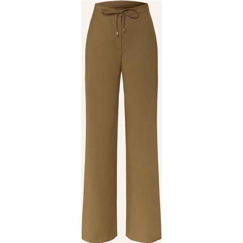 Max Mara Studio Marlenehose Corone gruen