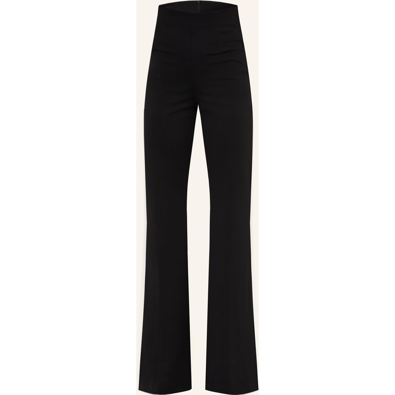 Sportmax Bootcut-Hose Gettone Aus Jersey schwarz