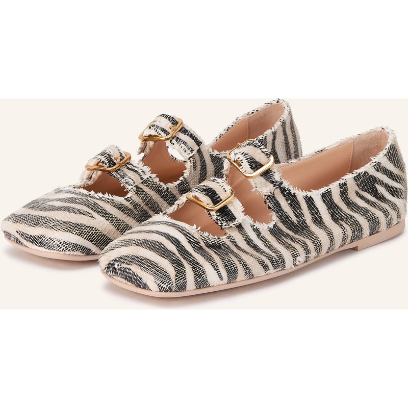 Agl Mary-Jane-Ballerinas Ceramic schwarz