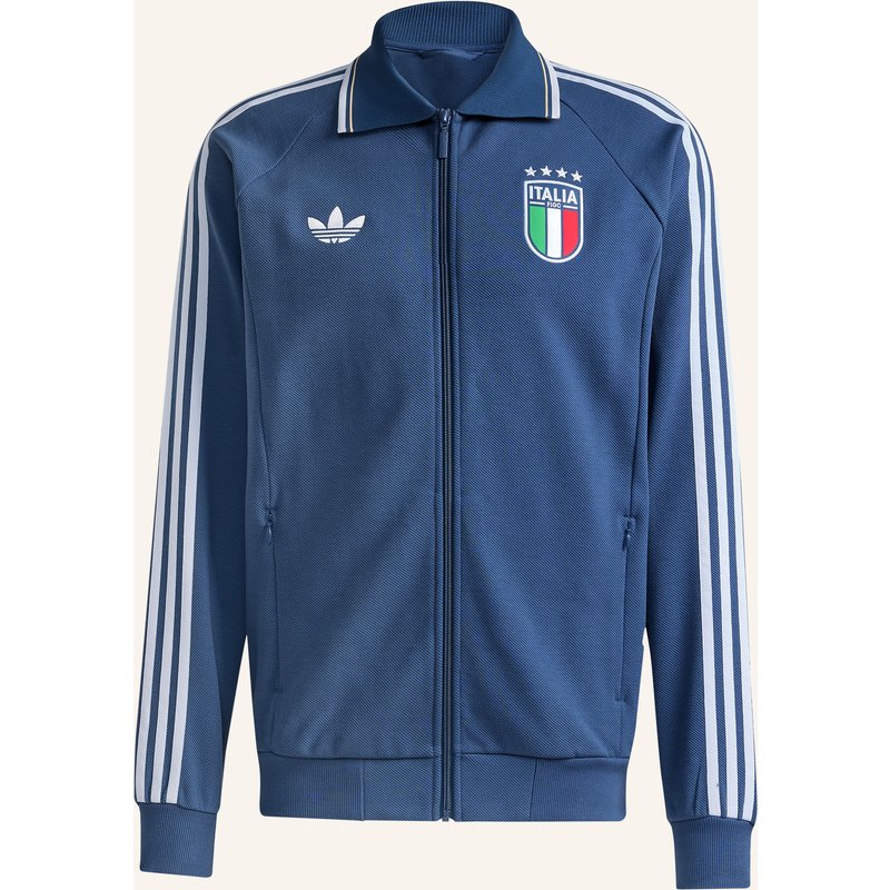 Adidas Trainingsjacke Figc Italien blau