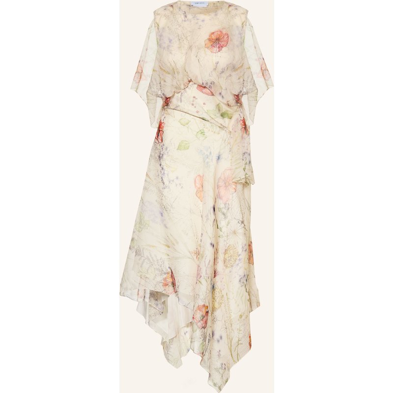 Mcqueen Seidenkleid weiss
