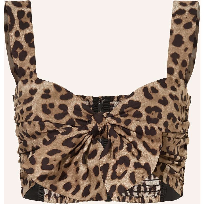 Dolce & Gabbana Cropped-Top braun