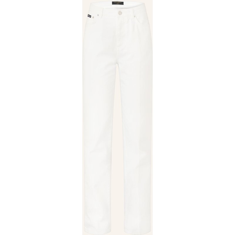 Dolce & Gabbana Straight Jeans weiss