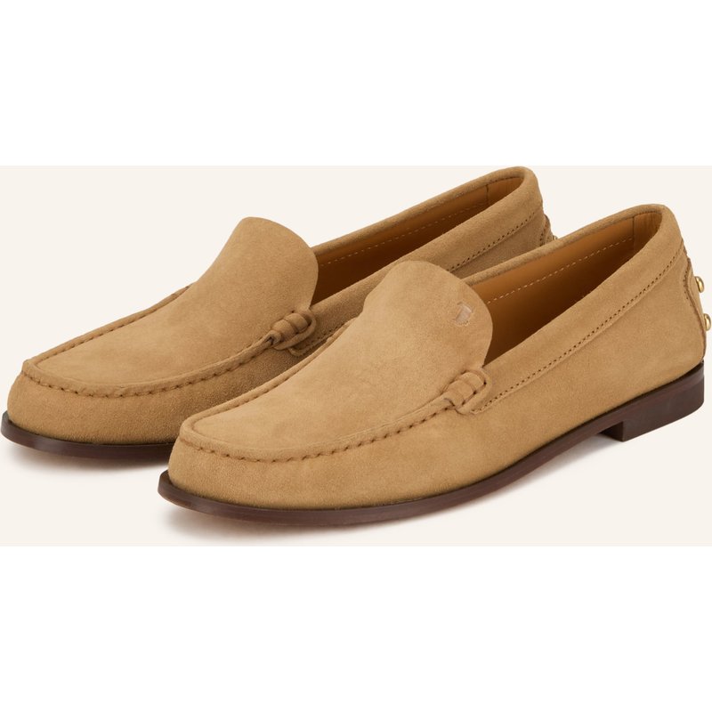 Tod's Loafer Mit Nieten braun