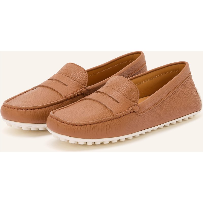 Tod's Penny-Loafer Gomma braun