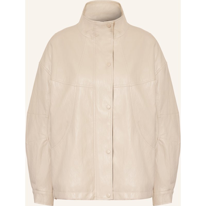 Withblack Jacke Anni In Lederoptik beige