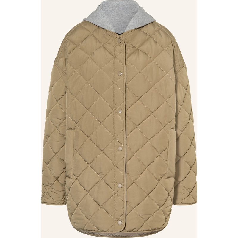 Withblack Steppjacke Milana Mit Herausnehmbarer Blende gruen