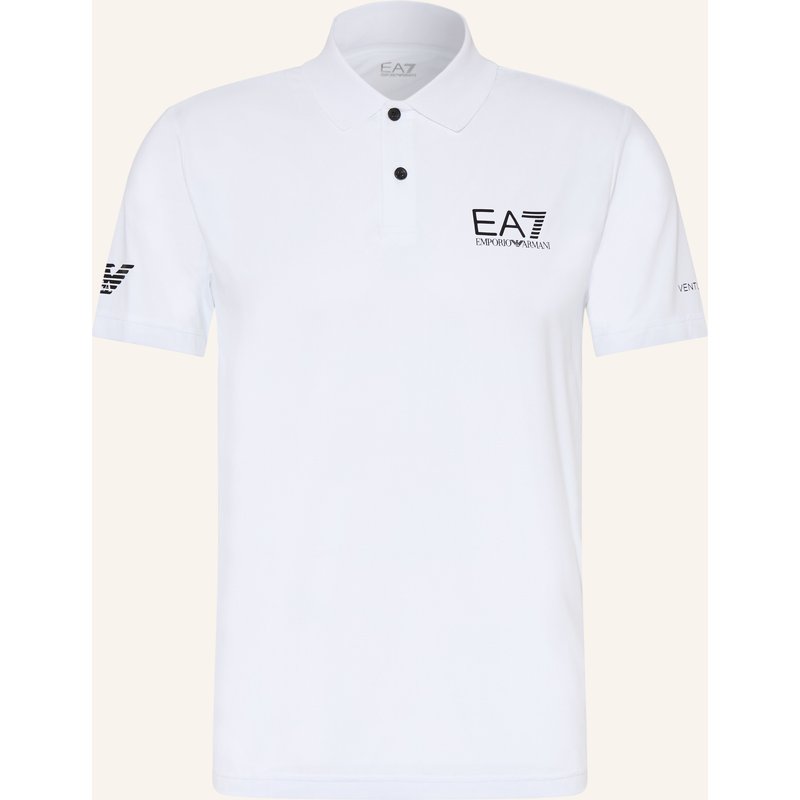 ea7 Emporio Armani Funktions-Poloshirt weiss