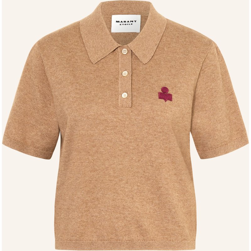 Marant Étoile Strick-Poloshirt Althea braun
