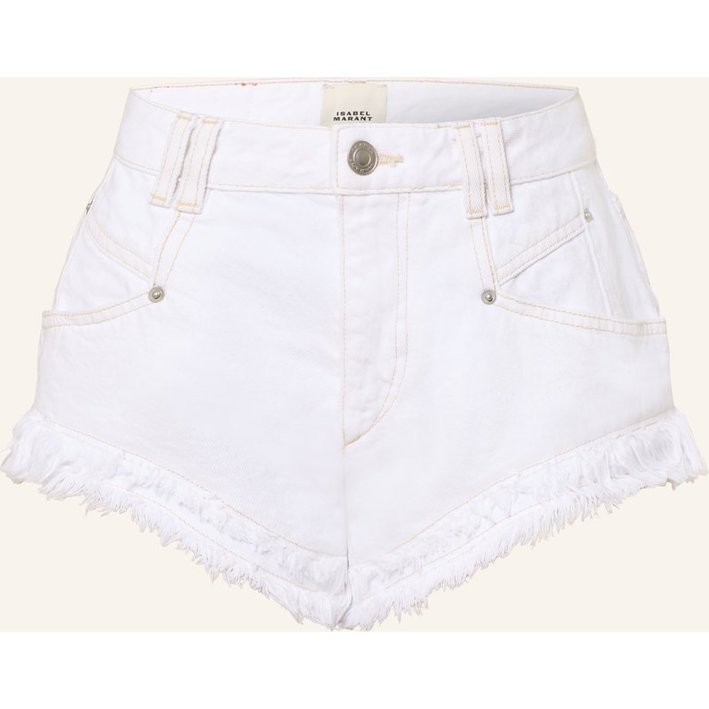 Marant Étoile Jeansshorts Eneidala weiss