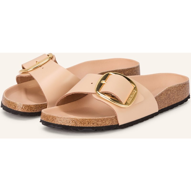 Birkenstock Pantoletten Madrid Big Buckle beige