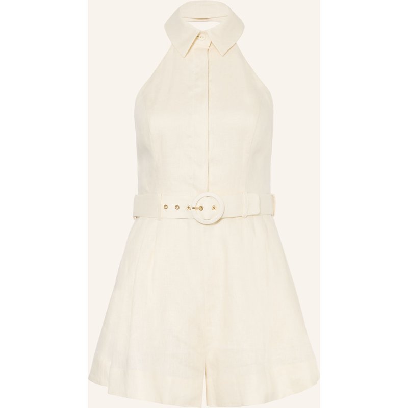 Zimmermann Leinen-Jumpsuit Awaken beige