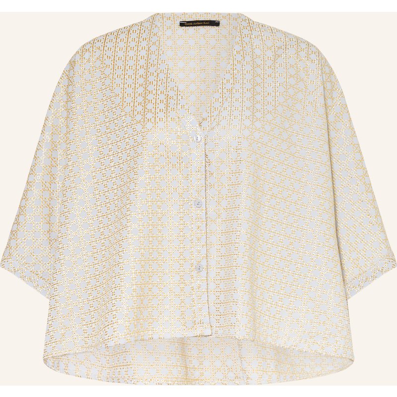 Greek Archaic Kori Bluse Mit 3/4-Arm grau