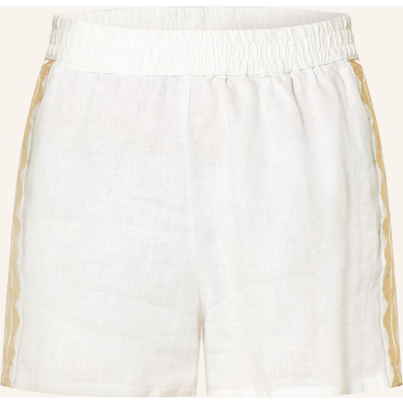 Greek Archaic Kori Leinenshorts weiss