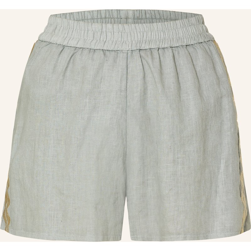 Greek Archaic Kori Leinenshorts grau