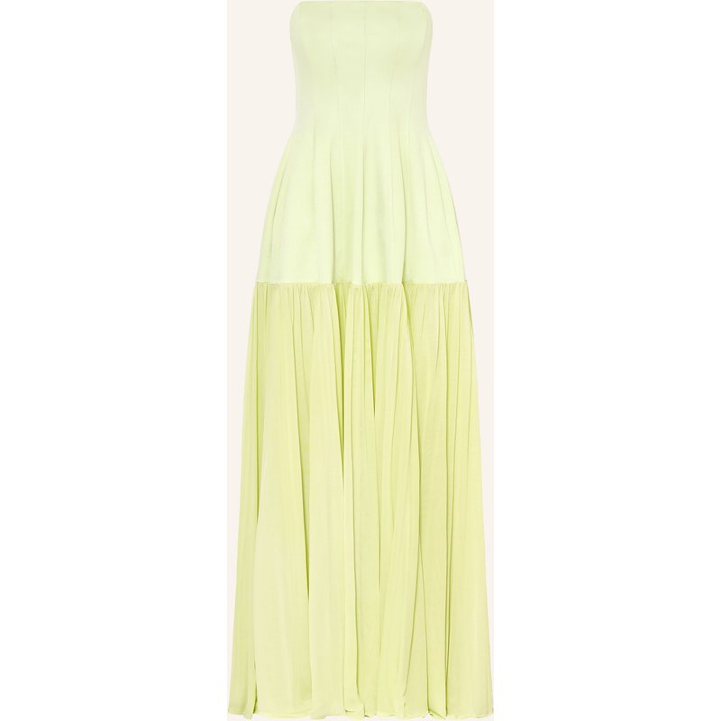 Simkhai Off-Shoulder-Kleid Im Materialmix gruen