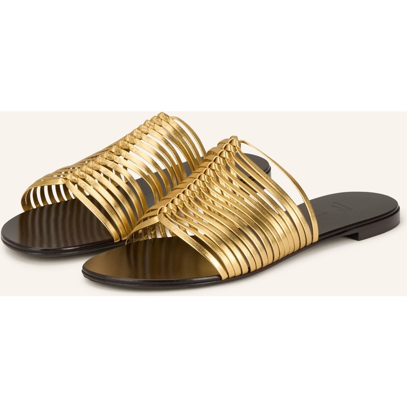 Giuseppe Zanotti Design Pantoletten Savoia gold