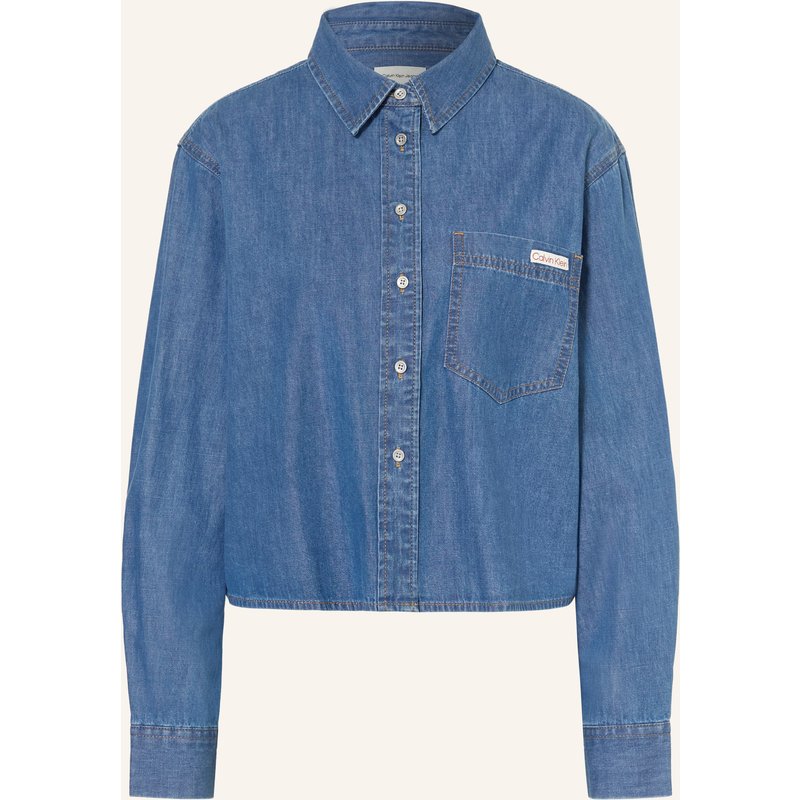 Calvin Klein Jeans Hemdbluse In Jeansoptik blau