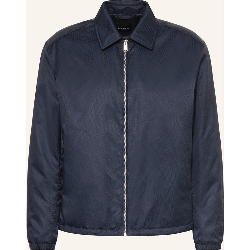 Boss Jacquard-Blouson Crestell blau
