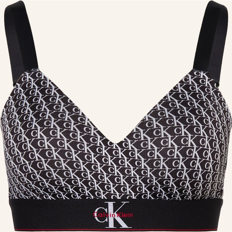 Calvin Klein Bustier Graphic Monogram schwarz