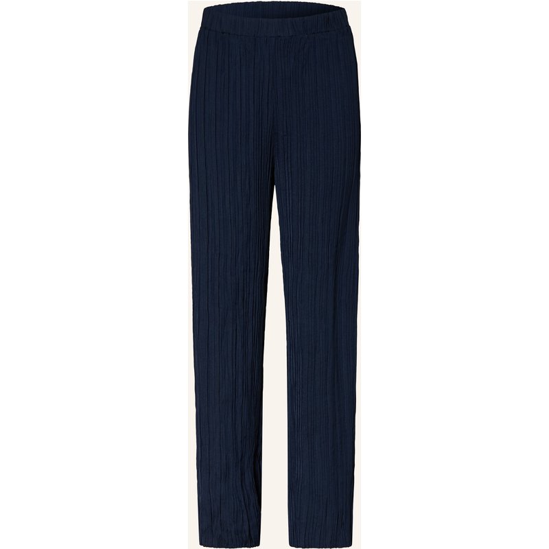 S.Oliver Red Marlenehose Mit Plissees blau