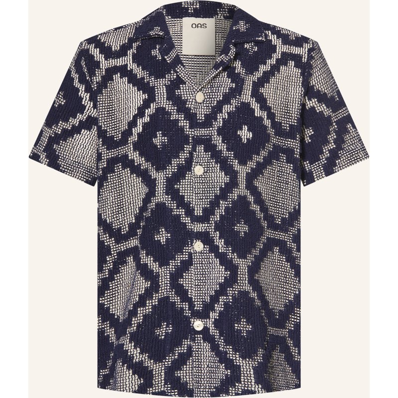 Oas Resorthemd Regular Fit blau