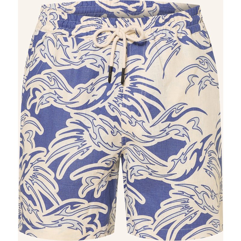 Oas Leinenshorts Rouge Porto blau