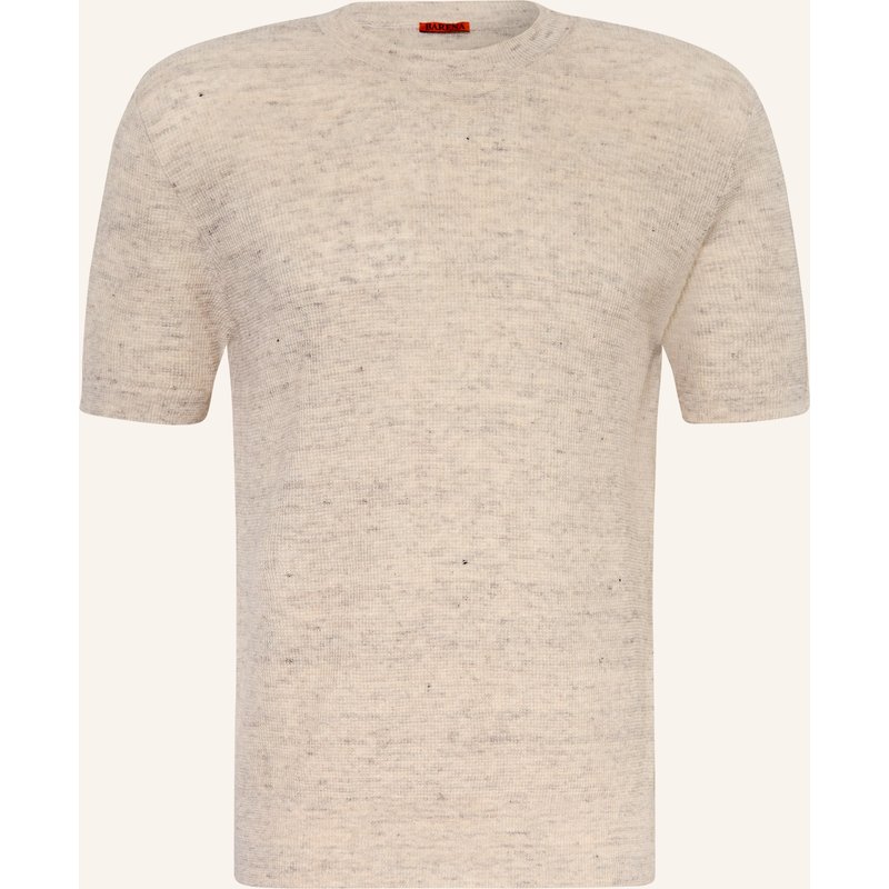 Barena Venezia Strickshirt Tuga Mit Leinen weiss