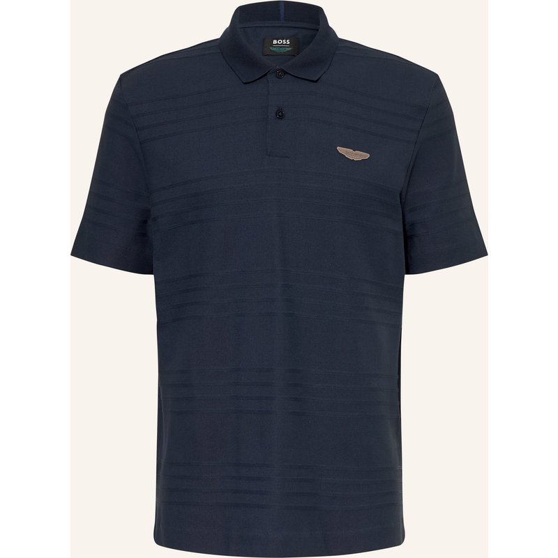 Boss Piqué-Poloshirt Parris blau